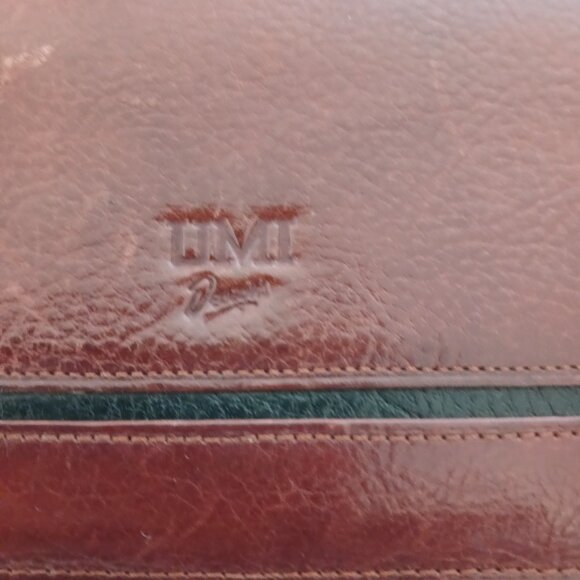 Leather Bifold Wallet by Umi Designs Multiple Card Slots Pockets - Picture 11 of 11